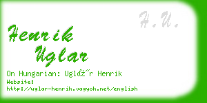 henrik uglar business card